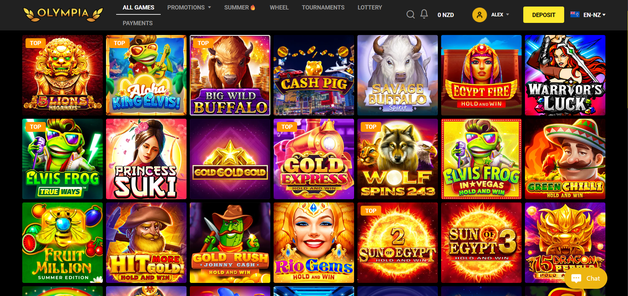 olympia casino Gameplay